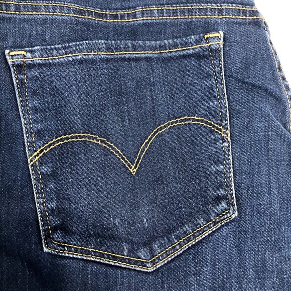 Levis 712 Slim Womens Jeans Dark Wash Size 32Wx32L - Picture 12 of 12